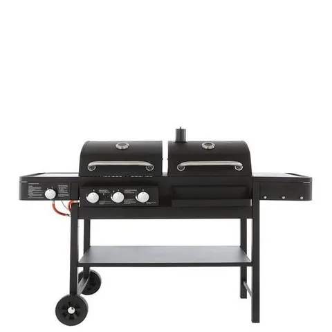 BLACK DUAL FUEL COMBI GRILL 