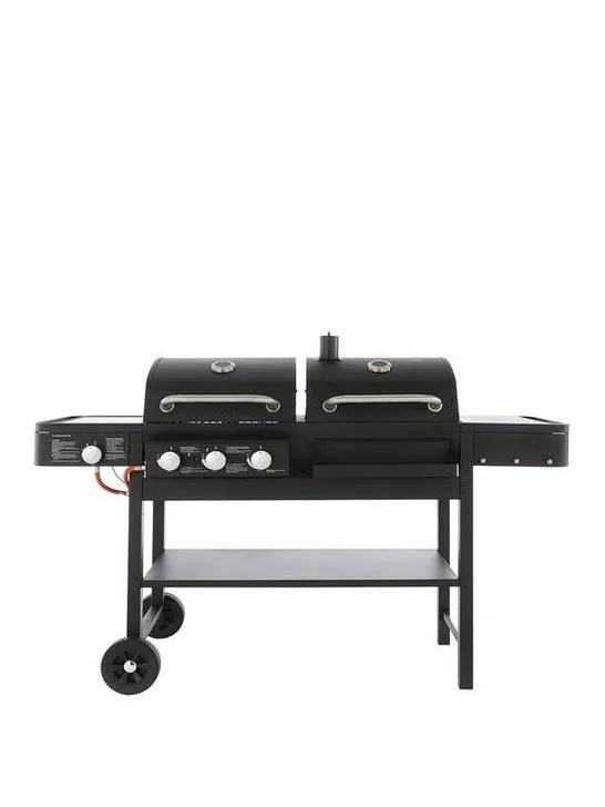 BLACK DUAL FUEL COMBI GRILL 