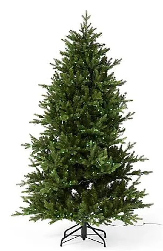SANTA'S BEST PRE-LIT SNOW KISSED AUBURN CHRISTMAS TREE 6FT - COLLECTION ONLY