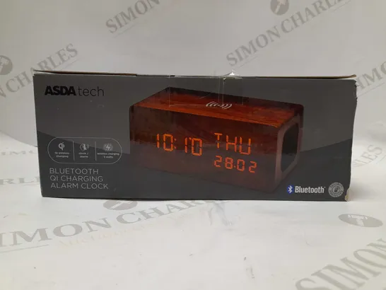 TECH BLUETOOTH QI CHARGING ALARM CLOCK