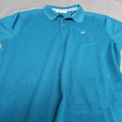 CALVIN KLEIN GOLF POLO SHIRT - LARGE