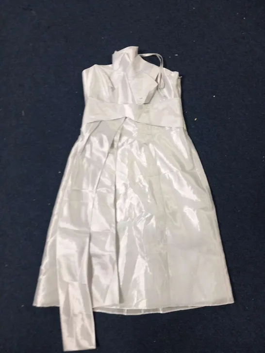 KAREN MILLEN DF183 SILVER DRESS SIZE 10