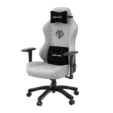 ANDASEAT PHANTOM 3 PREMIUM GAMING CHAIR - GREY - COLLECTION ONLY