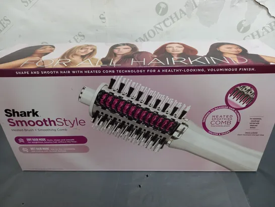 BOXED SHARK SMOOTHSTYLE HOT BRUSH & SMOOTHING COMB