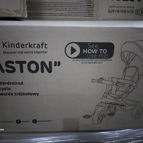 BOXED KINDERCRAFT ASTON TRICYCLE GREY