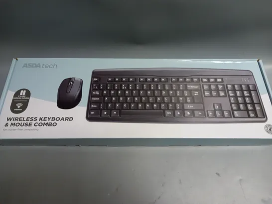 BRAND NEW AND BOXED LOT OF 4 WIRELESS KEYBOARD AND MOUSE COMBO