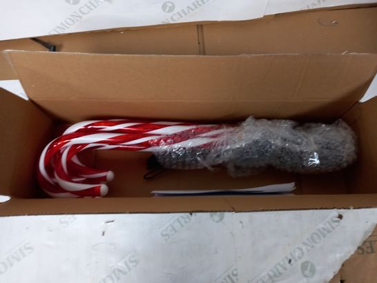 SET OF APPROX. 6 CANDY CANE GARDEN STAKES RRP £24.99