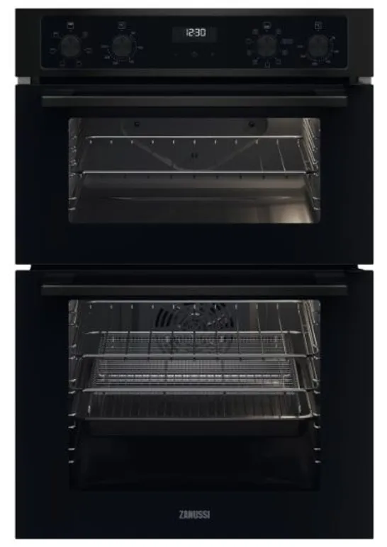 ZANUSSI INTEGRATED DOUBLE ELECTRIC MULTI FUNCTION OVEN Model ZKCNA4K1 RRP £517