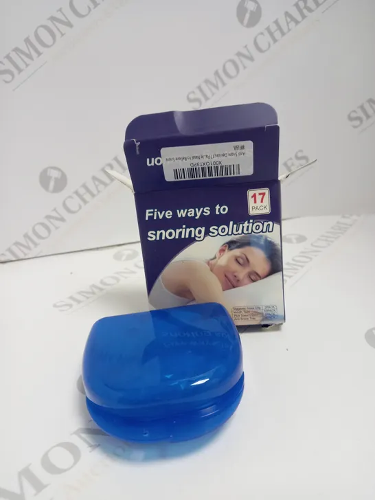 BOXED FIVE WAYS TOO SNORING SOLUTION KIT 