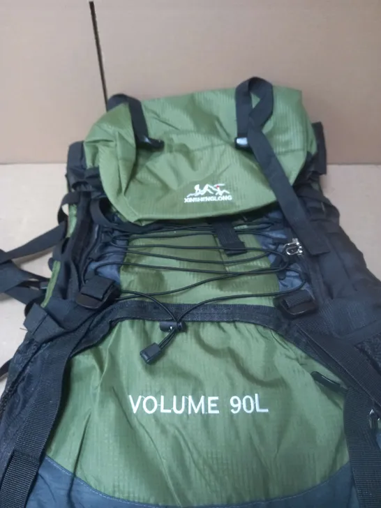 XINSHENGLONG BLACK/GREEN BACKPACK 