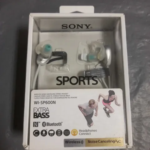 SONY SPORTS WIRELESS BLUETOOTH HEADPHONES WI-SP600N