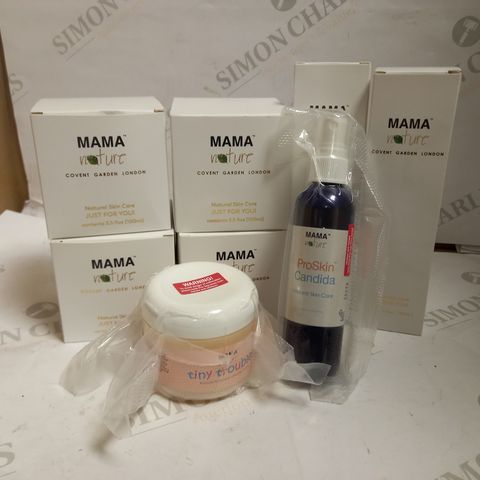 LOT OF 6 MAMA NATURE TINY TROUBLES INTENSIVE HEALING SALVE + PROSKIN CANDIDA SKINCARE (4 X 100ML + 2 X 120ML)