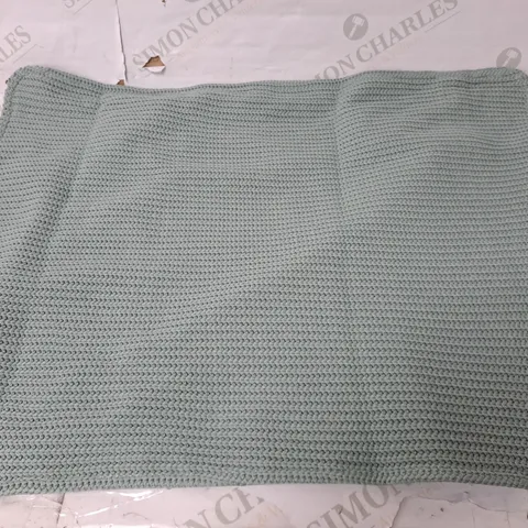 STOOV PILLOW COVER 45X60 KNITTED TON SUR TON IN OLD GREEN