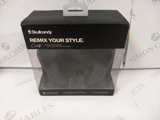 BOXED SKULLCANDY REMIX YOUR STYLE CASSETTE WIRELESS ON EAR HEADPHONES