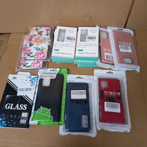 SELECTION OF PHONE CASES, VARYING SIZES AND BRANDS, SAMSUNG & APPLE