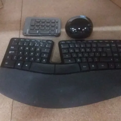 MICROSOFT L5V-00006 SCULPT ERGONOMIC DESKTOP KEYBOARD, MOUSE AND NUMERIC PAD SET