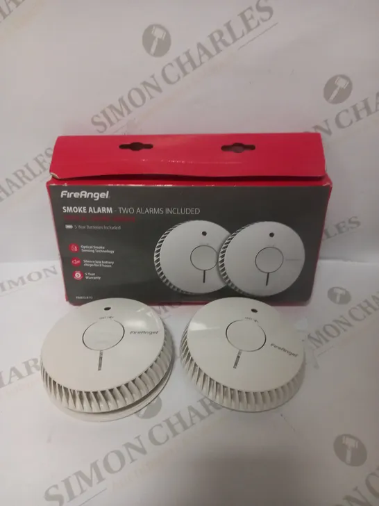 FIREANGEL TWIN SMOKE ALARMS 