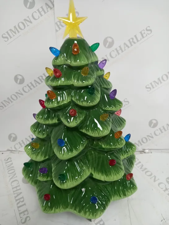 MR CHRISTMAS ILLUMINATED CERAMIC NOSTALGIC TREE