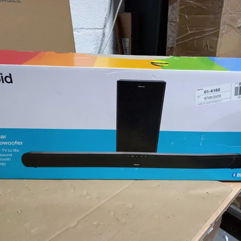 BOXED POLAROID SOUND BAR WITH SUBWOOFER