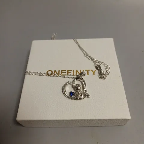 ONEFINITY HEART PENDANT 'I LOVE YOU FOREVER' NECKLACE 