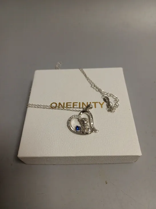 ONEFINITY HEART PENDANT 'I LOVE YOU FOREVER' NECKLACE 