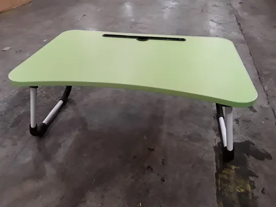 BOXED FOLDABLE LAPTOP BED TABLE - GREEN