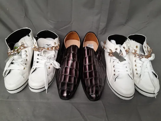 BOX OF APPROXIMATELY 10 BOXED PAIRS OF SHOES IN VARIOUS STYLES AND SIZES TO INCLUDE HKR ORIGINAL, W.S, ETC