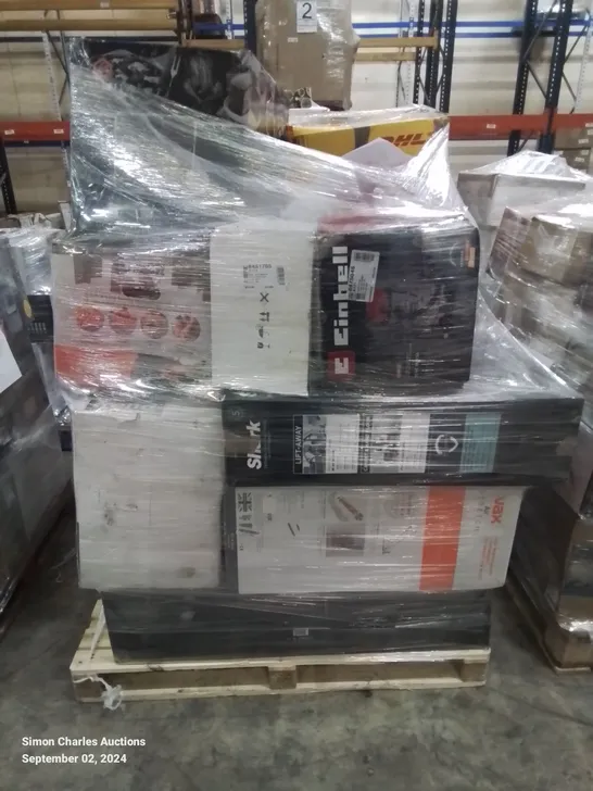 PALLET OF APPROXIMATELY 25 UNPROCESSED RAW RETURN HOUSEHOLD AND ELECTRICAL GOODS TO INCLUDE;