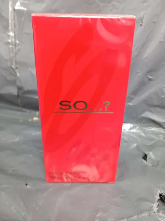 BOXED AND SEALED SO...? EAU DE TOILETTE 50ML