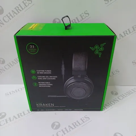 BRAND NEW BOXED RAZER KRAKEN MULTI-PLATFORM WIRED GAMING HEADSET 