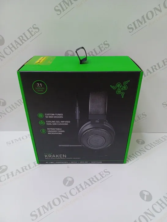 BRAND NEW BOXED RAZER KRAKEN MULTI-PLATFORM WIRED GAMING HEADSET 