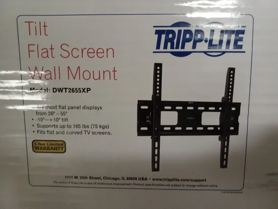 TRIPP-LITE TILT FLAT SCREEN WALL MOUNT DWT2655XP