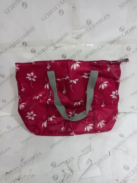 CALIFORNIA INNOVATIONS SET OF 2 FLORAL DURABLE BAGS USED