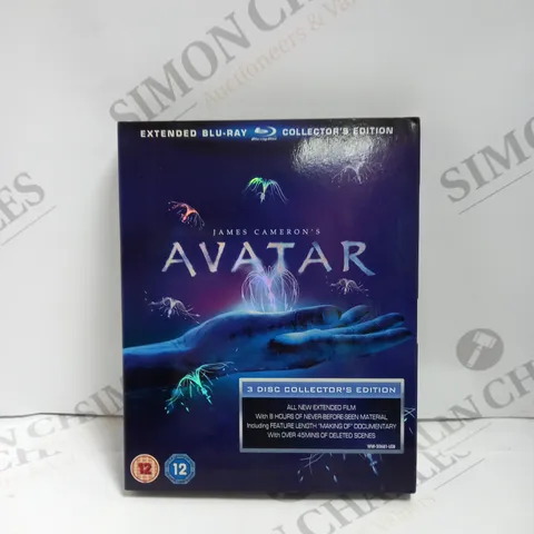 BOXED JAMES CAMERON'S AVATAR LIMITED EDITION EXTENDED BLU-RAY 3-DISCS