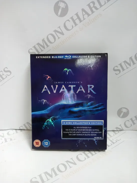 BOXED JAMES CAMERON'S AVATAR LIMITED EDITION EXTENDED BLU-RAY 3-DISCS