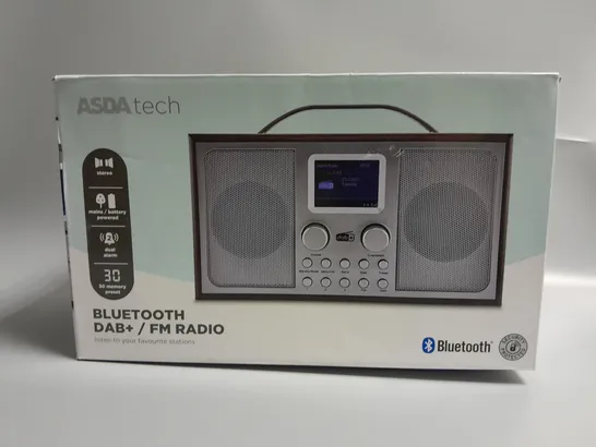 BOXED BLUETOOTH DAB + FM RADIO RADIO