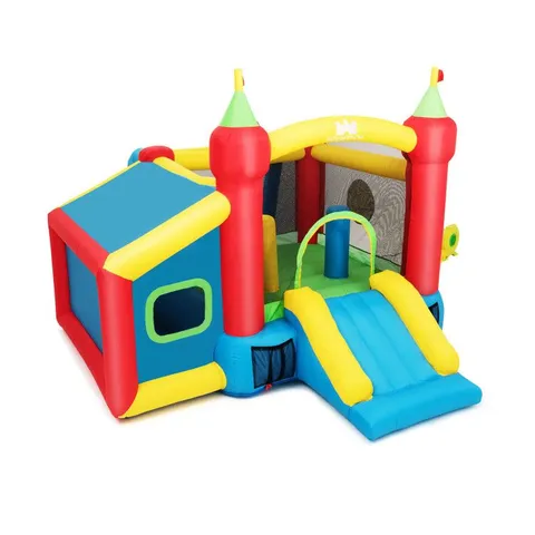 BOXED INFLATABLE BOUNCE HOUSE KIDS SLIDE JUMPING CASTLE WITHOUT BLOWER