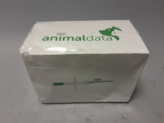 BOXED AND SEALED ANIMALDATA 1.25X7MM FDX-B PET ID MICROCHIPS RFID GLASS TRANSPONDER IMPLANT KIT 