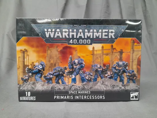 BOXED WARHAMMER 40K SPACE MARINES - PRIMARIS INTERCESSORS (PACK OF 10 MINIATURES)