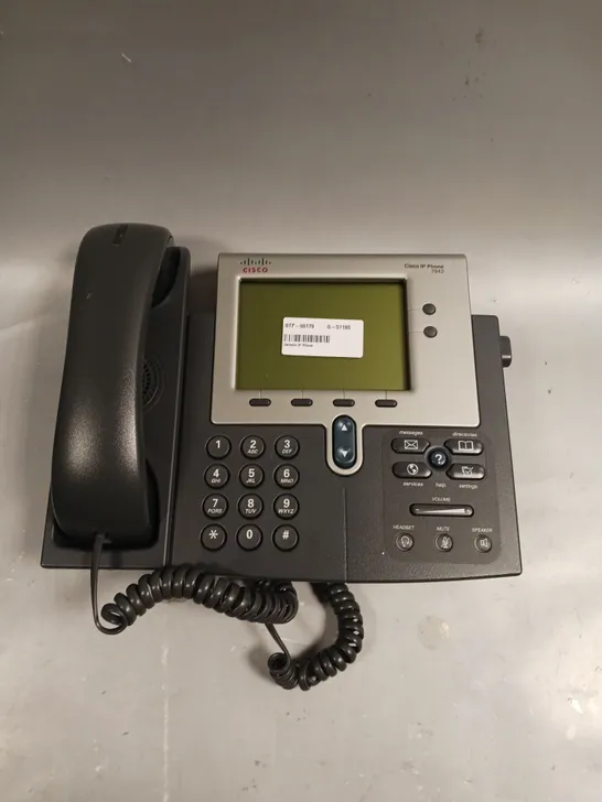 APPROXIMATELY 20 CISCO 7942 SERIES IP OFFICE TELEPHONES - COLLECTION ONLY 