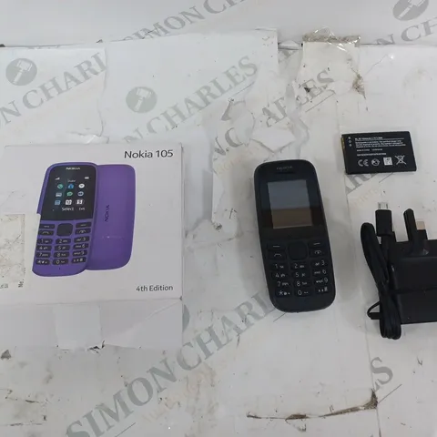 NOKIA 105 4TH EDITION BLACK BOXED 