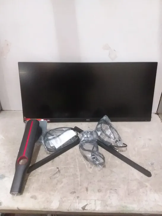 BOXED AOC GAMING 34" WIDE MONITOR - 3440 X 1440