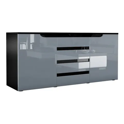 BOXED MCCUSKER 139CM SIDEBOARD - GREY (2 BOXES)