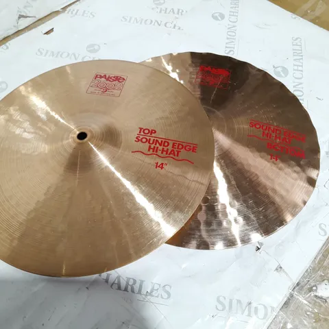 PAISTE 2002 SOUND EDGE HI-HAT - 14" 