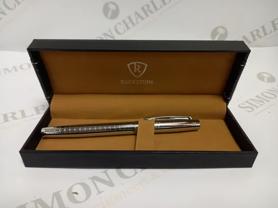 RUCKSTUHL STAINLESS STEEL LUXURY PEN – HAND ASSEMBLED 