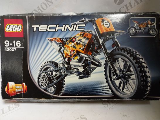 LEGO TECHNIC MOTOCROSS BIKE SET 42007 2 MODELS IN 1