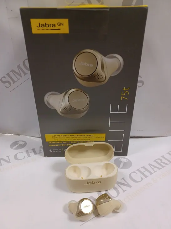 BOXED JABRA ELITE 75T WIRELESS EARPHONES 