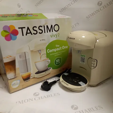 BOSCH TASSIMO VIVY CREAM COFFEE MACHINE