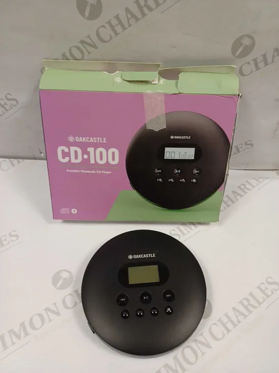 OAKCASTLE CD.100 PORTABLE BLUETOOTH CD PLAYER