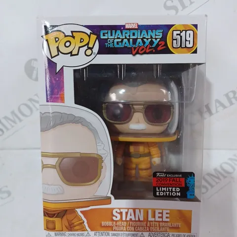 BOXED FUNKO POP MARVEL GUARDIANS OF THE GALAXY VOL.2 - 519 - STAN LEE COLLECTIBLE BOBBLE-HEAD